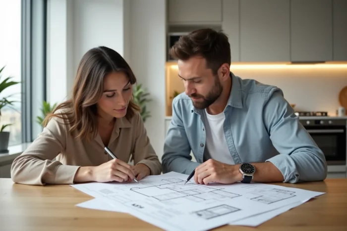 Couple étudiant un investissement locatif sous le dispositif Robien neuf